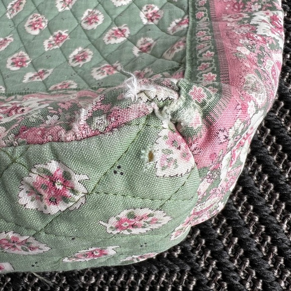 Rare Vintage 90's VERA BRADLEY Green Leaf 1997 Tote Bag - Picture 6 of 8